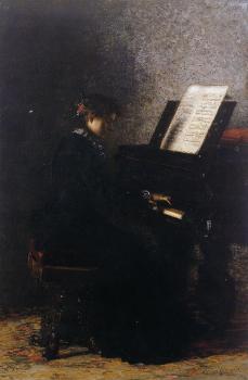 Thomas Eakins : Elizabeth at the Piano II